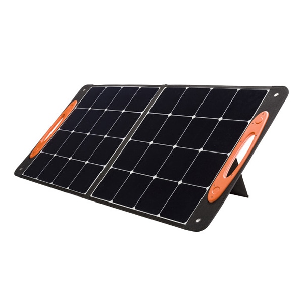 サンワサプライ ポータブルソーラーパネル 100W BTL-SP1 1個（ご注文単位1個）【直送品】