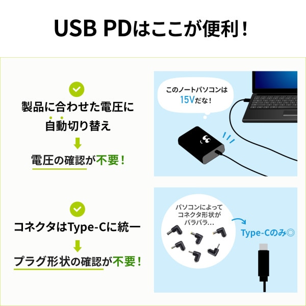 サンワサプライ USB PD対応モバイルバッテリー 20100mAh・PD45W BTL-RDC26 1個(ご注文単位1個)【直送品】