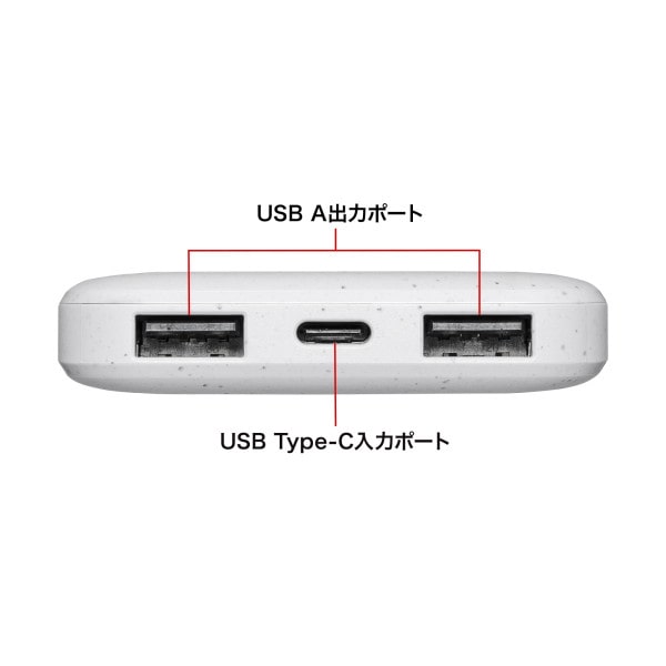 サンワサプライ モバイルバッテリー 5000mAh BTL-RDC32EC 1個(ご注文単位1個)【直送品】