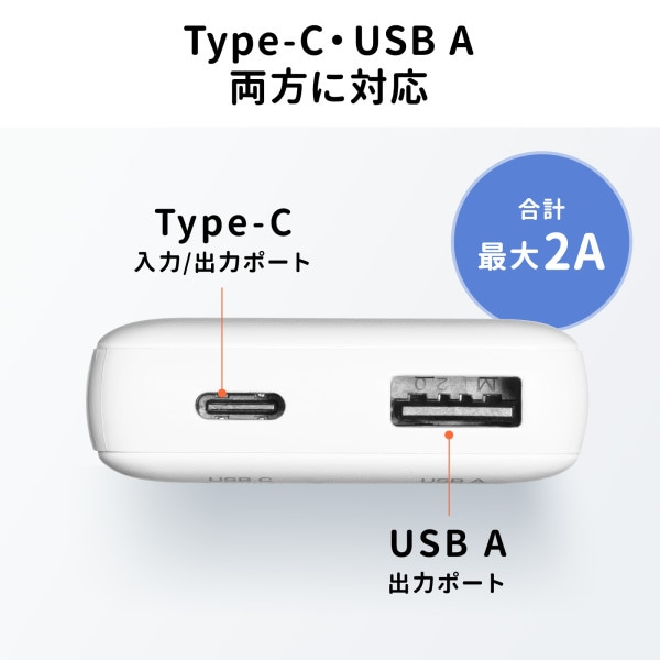 サンワサプライ モバイルバッテリー 4000mAh BTL-RDC35W 1個(ご注文単位1個)【直送品】