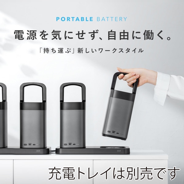 サンワサプライ USB PD対応 ハンドル一体型モバイルバッテリー 67000mAh BTL-RDC36 1個(ご注文単位1個)【直送品】