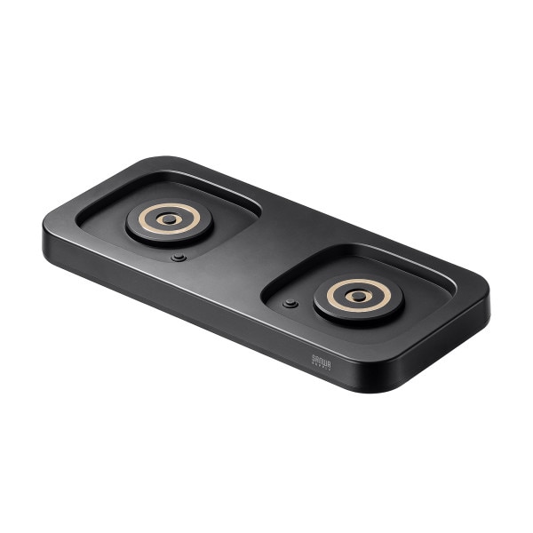 サンワサプライ ハンドル一体型モバイルバッテリー専用充電トレイ 2台置き用 BTL-RDC36CTR 1個（ご注文単位1個）【直送品】