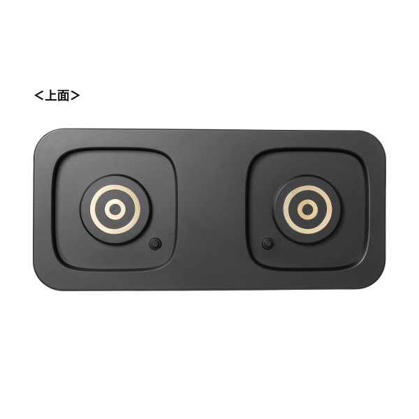 サンワサプライ ハンドル一体型モバイルバッテリー専用充電トレイ 2台置き用 BTL-RDC36CTR 1個(ご注文単位1個)【直送品】