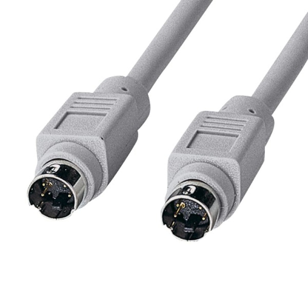 サンワサプライ Mac ADBケーブル 2m KB-ADBM2K 1個（ご注文単位1個）【直送品】