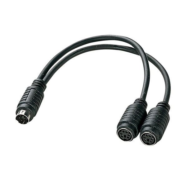 サンワサプライ PS／2スプリッター KB-PSY02K2 1個（ご注文単位1個）【直送品】