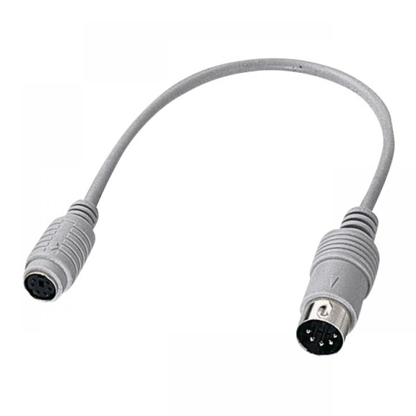 サンワサプライ キーボード変換ケーブル 0.2m KB-5M6F02K 1個(ご注文単位1個)【直送品】