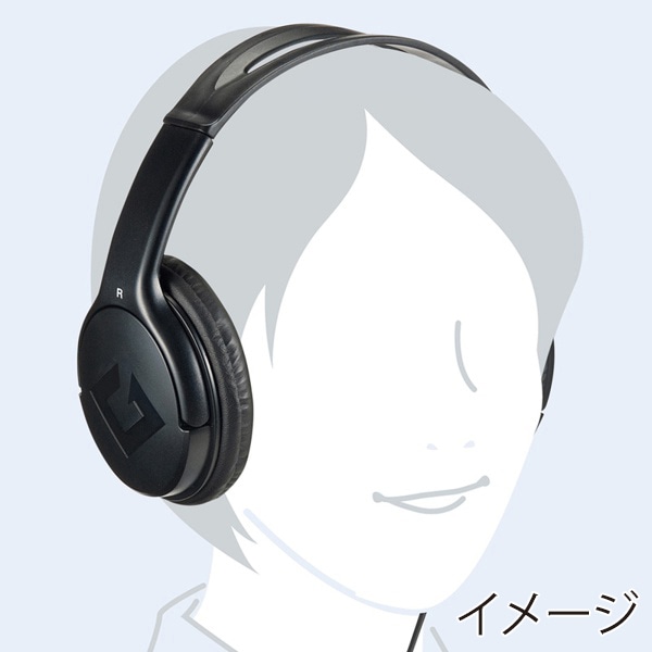 サンワサプライ マルチメディアヘッドホン 大型タイプ 3.5mmステレオミニプラグ接続 MM-HP210 1個(ご注文単位1個)【直送品】