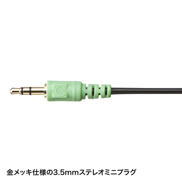 サンワサプライ マルチメディアヘッドホン 大型タイプ 3.5mmステレオミニプラグ接続 MM-HP210 1個(ご注文単位1個)【直送品】