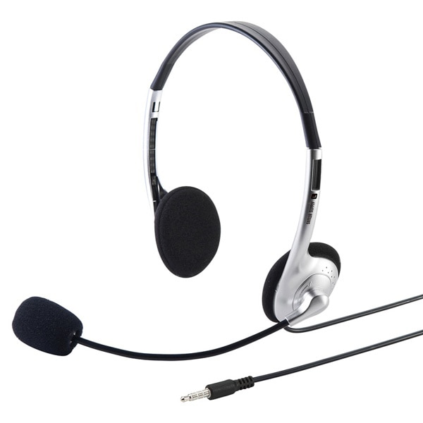 サンワサプライ タブレット用ヘッドセット MM-HS526TAB 1個(ご注文単位1個)【直送品】