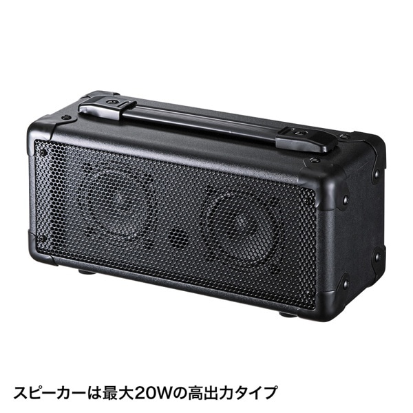 サンワサプライ 拡声器スピーカー ワイヤレスマイク付き MM-SPAMP4 1個(ご注文単位1個)【直送品】