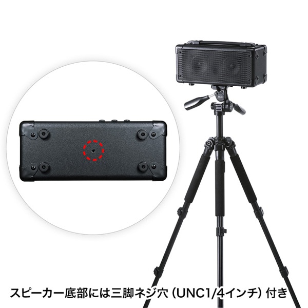 サンワサプライ 拡声器スピーカー ワイヤレスマイク付き MM-SPAMP4 1個(ご注文単位1個)【直送品】