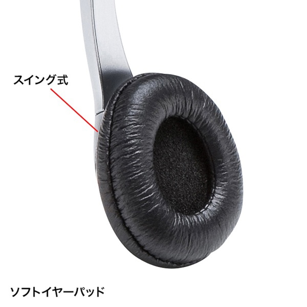 サンワサプライ マルチメディア PCヘッドセット MM-HS507NCN 1個（ご注文単位1個）【直送品】