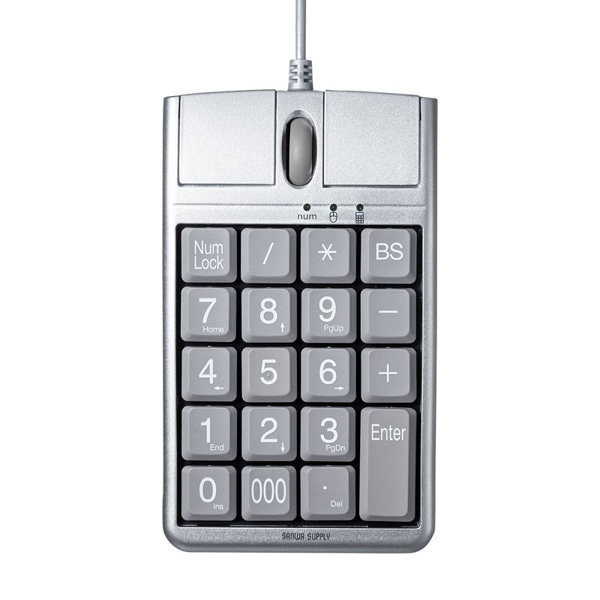 サンワサプライ テンキーマウス NT-MA1 1個（ご注文単位1個）【直送品】