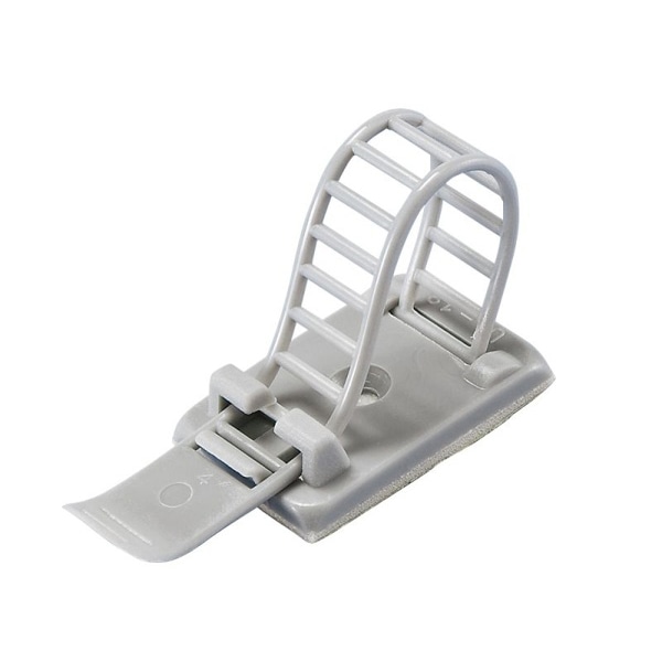 サンワサプライ ケーブルクランプ 結束径5~21mm グレー 10個入 CA-CL18 1個(ご注文単位1個)【直送品】