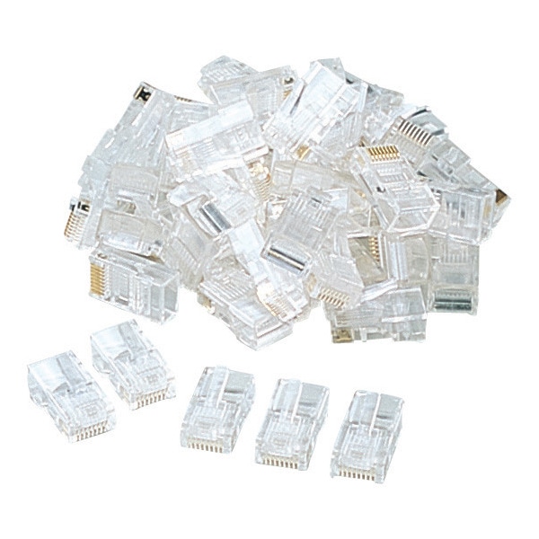 サンワサプライ RJ-45コネクタ 撚線用 ADT-RJ45-100 1個（ご注文単位1個）【直送品】