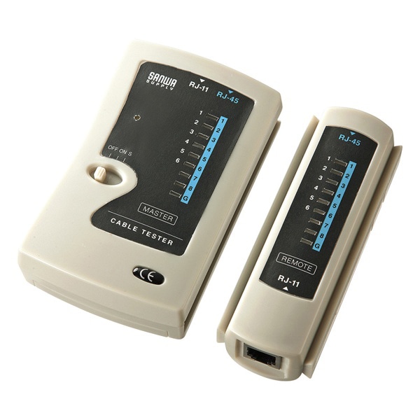 サンワサプライ LANケーブルテスター LAN-TST3Z 1個(ご注文単位1個)【直送品】