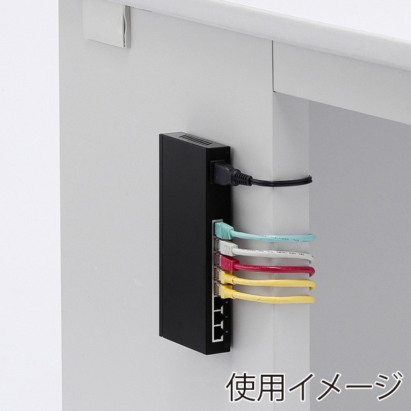 サンワサプライ ギガ対応スイッチングハブ ループ検知機能付き 8ポート LAN-GIGAH8L 1個(ご注文単位1個)【直送品】