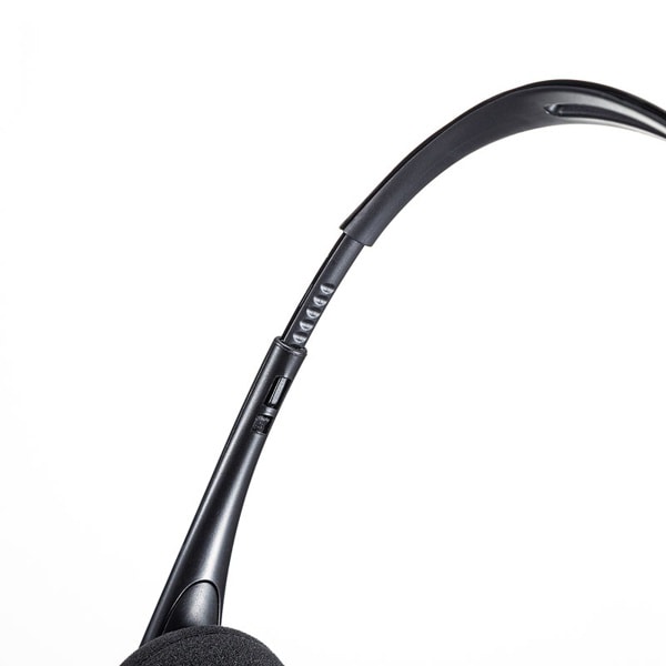 サンワサプライ USBヘッドセット MM-HSU09BK 1個（ご注文単位1個）【直送品】