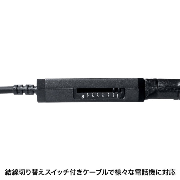 サンワサプライ 電話用ヘッドセット 両耳タイプ MM-HSRJ01 1個(ご注文単位1個)【直送品】