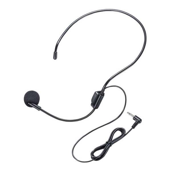 サンワサプライ ヘッドマイク MM-SPAMP9交換用 MM-SPAMP9HM 1個(ご注文単位1個)【直送品】