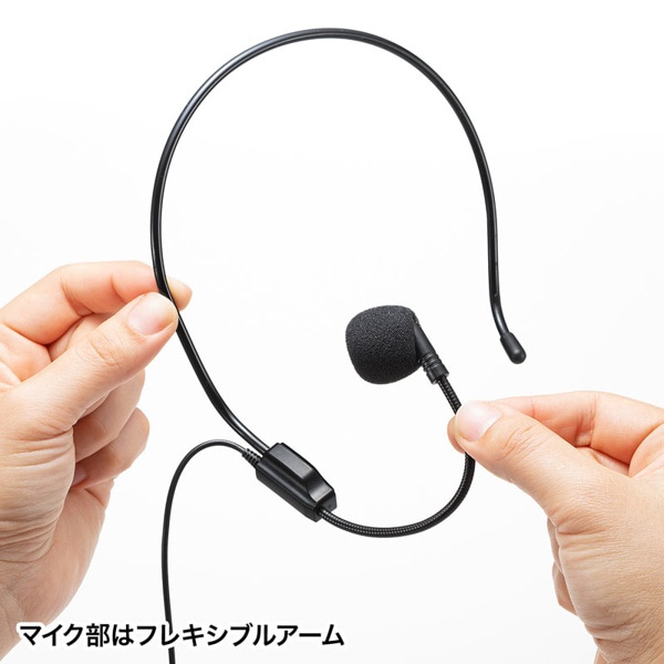 サンワサプライ ヘッドマイク MM-SPAMP9交換用 MM-SPAMP9HM 1個（ご注文単位1個）【直送品】