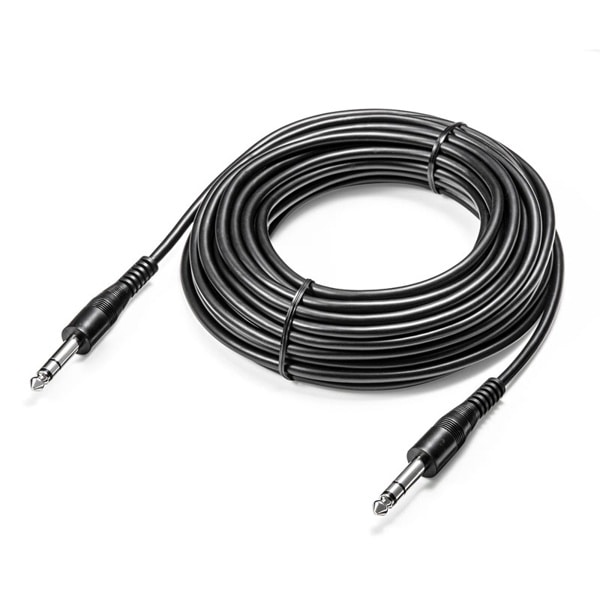 サンワサプライ 6.3mmステレオ標準プラグ オス-オスケーブル MM-SPKB1-10 1個(ご注文単位1個)【直送品】