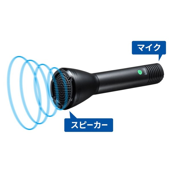 サンワサプライ 拡声器スピーカー ハンドマイク型 MM-SPAMP11N 1個（ご注文単位1個）【直送品】