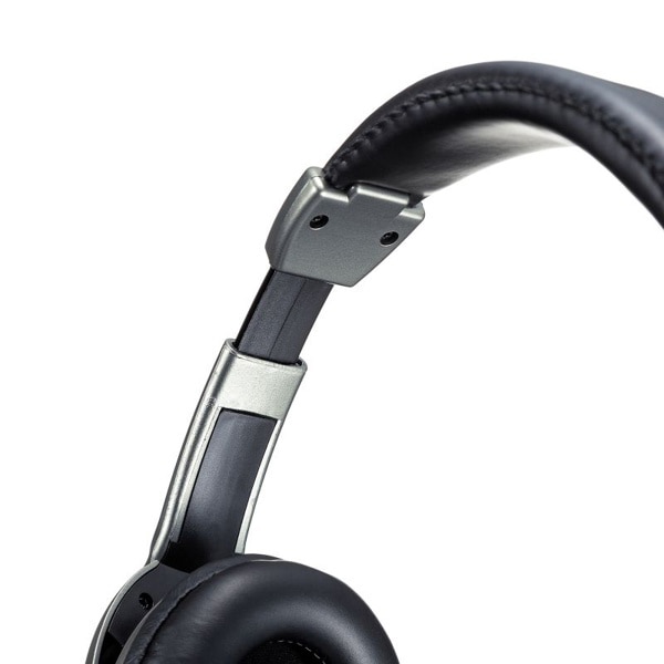 サンワサプライ USBヘッドセット オーバーヘッド両耳 MM-HSU10GMN 1個（ご注文単位1個）【直送品】