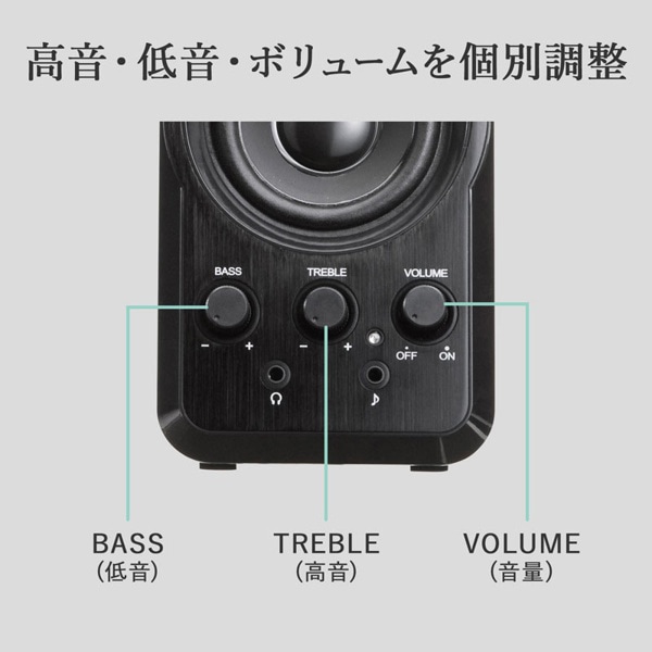 サンワサプライ マルチメディアスピーカー MM-SPL6BKN 1個（ご注文単位1個）【直送品】
