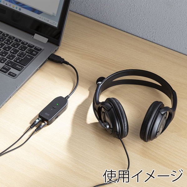 サンワサプライ USBオーディオ変換アダプタ MM-ADUSB3N 1個（ご注文単位1個）【直送品】