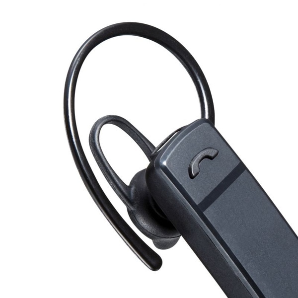 サンワサプライ Bluetooth モノラルヘッドセット MM-BTMH37BKN 1個（ご注文単位1個）【直送品】