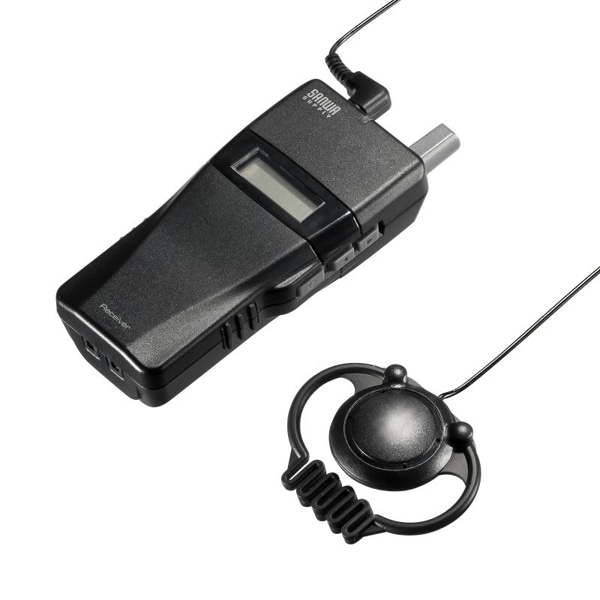 サンワサプライ ワイヤレスガイドシステム 子機 MM-WGS2RN 1個(ご注文単位1個)【直送品】