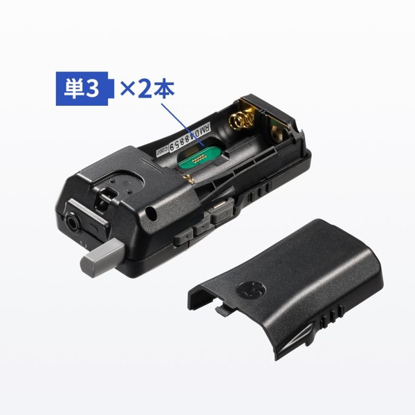 サンワサプライ ワイヤレスガイドシステム 子機 MM-WGS2RN 1個(ご注文単位1個)【直送品】