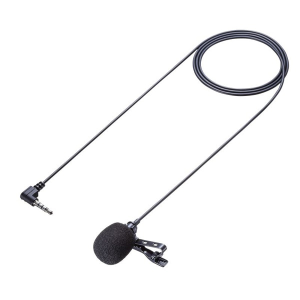 サンワサプライ ワイヤレスガイド用マイク 親機用 MM-WGS2T-MC1 1個(ご注文単位1個)【直送品】