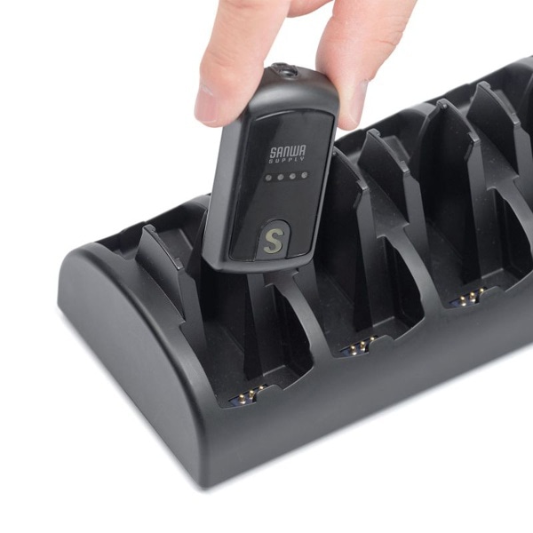 サンワサプライ ワイヤレスガイド用10台充電器 MM-WGS4用 MM-WGS4-CL1 1個（ご注文単位1個）【直送品】