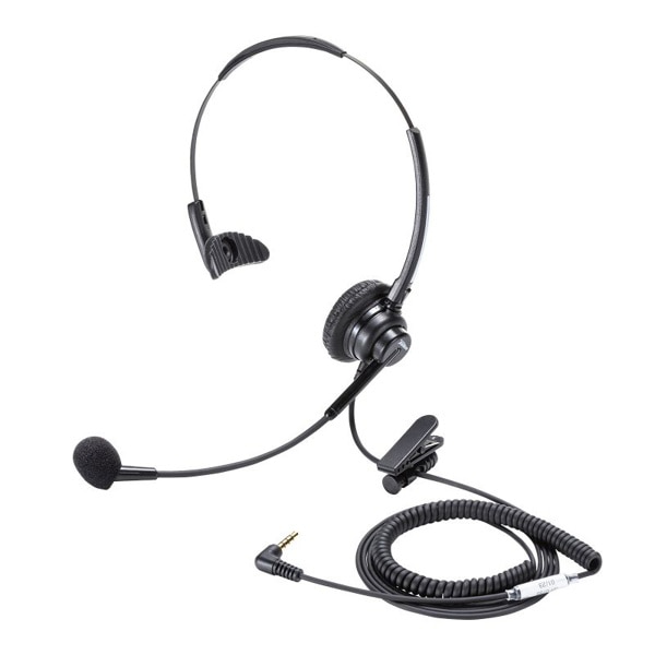 サンワサプライ ガイドシステム用ヘッドセット オーバーヘッド型 MM-WGS4用 MM-WGS4-HS2 1個（ご注文単位1個）【直送品】