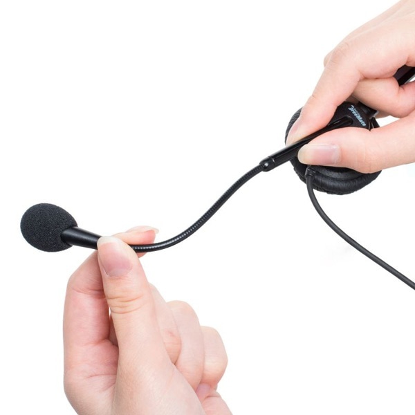 サンワサプライ ガイドシステム用ヘッドセット オーバーヘッド型 MM-WGS4用 MM-WGS4-HS2 1個（ご注文単位1個）【直送品】