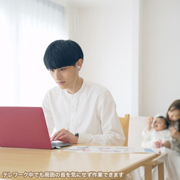 サンワサプライ イヤホンマイク USB Type-C ホワイト MM-HSTC04W 1個（ご注文単位1個）【直送品】