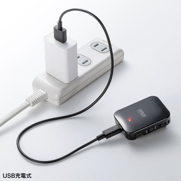 サンワサプライ Bluetooth オーディオ送受信機 MM-BTAD6 1個（ご注文単位1個）【直送品】