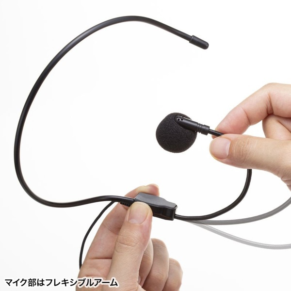 サンワサプライ ヘッドマイク MM-SPAMP19交換用 MM-SPAMP19HM 1個（ご注文単位1個）【直送品】