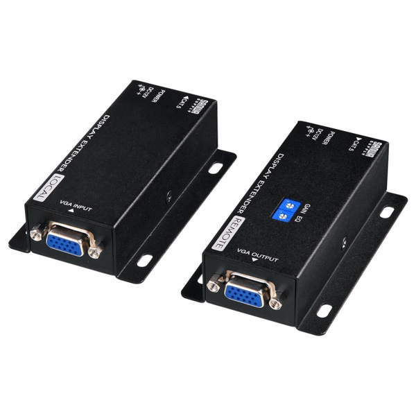 サンワサプライ VGA分配エクステンダー 受信機・送信機セット VGA-EXSET3 1個(ご注文単位1個)【直送品】