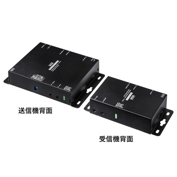 サンワサプライ DVIエクステンダー PoE対応 セットモデル 100m延長 VGA-EXDVPOE 1個（ご注文単位1個）【直送品】