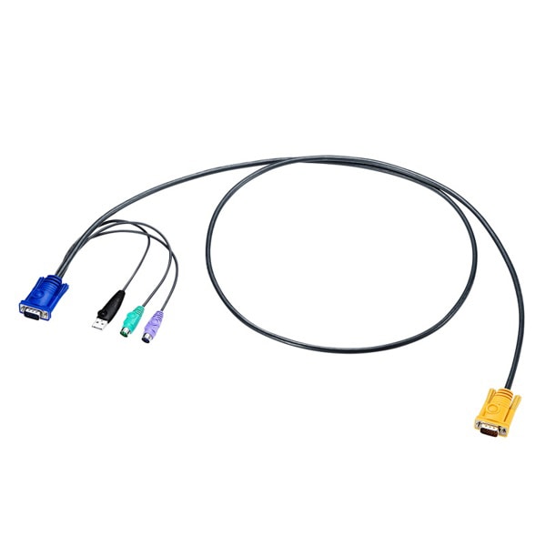 サンワサプライ パソコン自動切替器 PS／2・USB対応 4：1 SW-KVM4UP 1個（ご注文単位1個）【直送品】