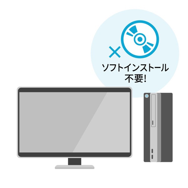 サンワサプライ パソコン切替器 エミュレーション非搭載 手元スイッチ付き SW-KVM2UUSN2 1個（ご注文単位1個）【直送品】