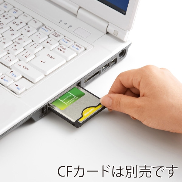 サンワサプライ コンパクトフラッシュアダプタ ADR-CFN2 1個(ご注文単位1個)【直送品】