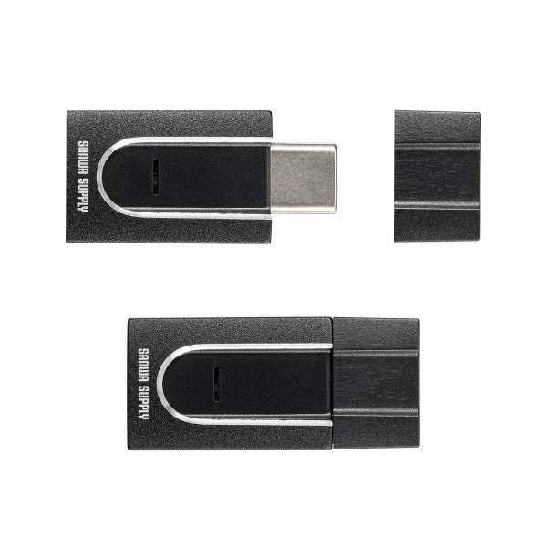 サンワサプライ 超小型 Type-C microSDカードリーダー ADR-3TCMS10 1個(ご注文単位1個)【直送品】