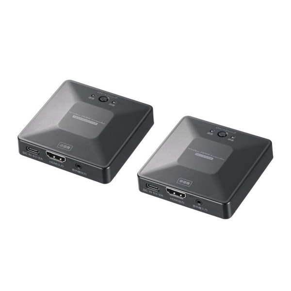 サンワサプライ ワイヤレス HDMIエクステンダー 送受信機セット フルHD対応 VGA-EXWHD13 1個（ご注文単位1個）【直送品】