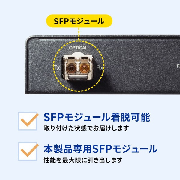 サンワサプライ 光ファイバー HDMIエクステンダー 4K対応 300m延長 VGA-EXHDFB 1個（ご注文単位1個）【直送品】