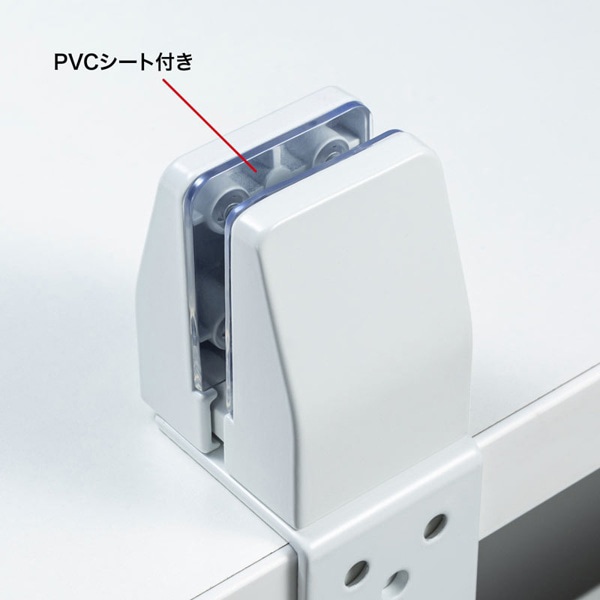 サンワサプライ パーティション用クランプ式台座 2個入 SPT-DPOP1 1個（ご注文単位1個）【直送品】
