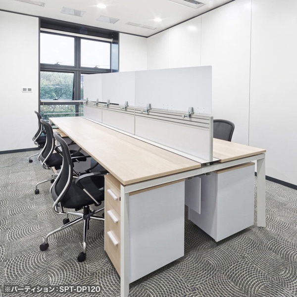 サンワサプライ パーティション用クランプ式台座 2個入 SPT-DPOP1 1個（ご注文単位1個）【直送品】